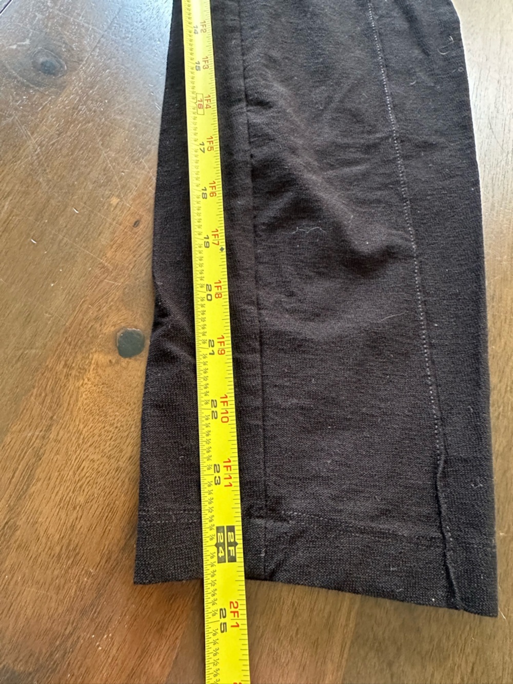 Eileen Fisher Elastic Waist Black Pants Petite PS/PP - Picture 4 of 6